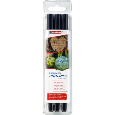 Edding 1255 kaligrafický fix s pevným hrotem černý 3.5 – Hledejceny.cz