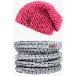 Doke Set merino pletená čepice roy coral a nákrčník light – Hledejceny.cz