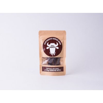 Kaštánkovo sušené maso Kaštánkovo hovězí sušené maso Chilli 20 g – Sleviste.cz