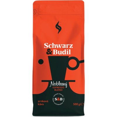 Schwarz & Budil Espresso Blend zrnková 0,5 kg – Hledejceny.cz