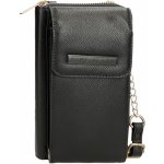 Pepe Jeans Crossbody peněženka s kapsou na mobil Elia černá – Zboží Živě