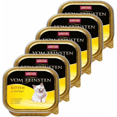 Vom Feinsten Kitten drůbež 6 x 100 g – Zboží Mobilmania