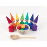 2Kids Toys duhové panenky s míčky 7 barev – Zboží Mobilmania