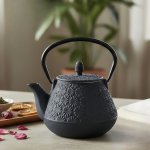 Aromeio Litinová čajová konvice s filtrem TAKI 1000 ml černá – Zbozi.Blesk.cz