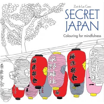 Secret Japan colouring for mindfulness Cases Zoe de Las