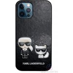 Pouzdro Karl Lagerfeld PU Karl &Choupette iPhone 12/12 Pro černé – Zboží Živě