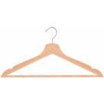 SPRINGOS HG0057 dřevěná ramínka na šaty 42,5 cm přírodní 20 ks – Hledejceny.cz