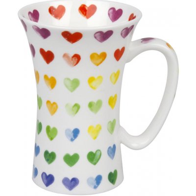 Könitz Colourful Cast Hearts Mega Mug hrnek šálek obří hrnek kostní porcelán barevný 630 ml – Zboží Mobilmania