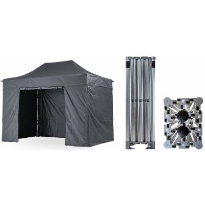 TENTino BIG HEXAGON 3x4,5 m 17A - ANTRACIT – Hledejceny.cz