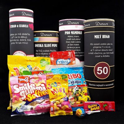 Cukrovinky dárkové balení s potiskem na přání – Zboží Mobilmania