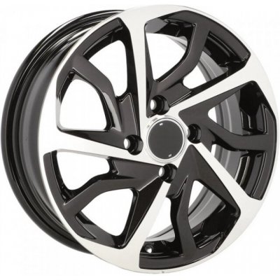 Racing Line B2477 5.5x14 4x100 ET43 black polished – Hledejceny.cz