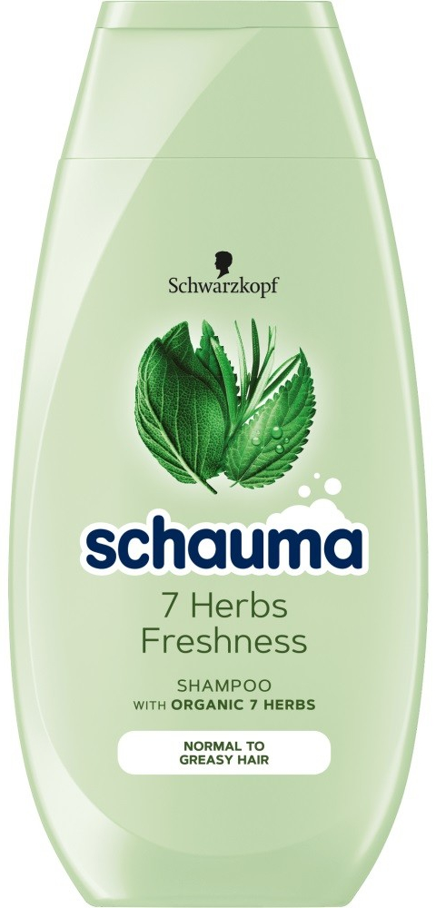 Schauma 7 Herbs Freshness šampón na mastné a normálne vlasy 250 ml