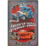 Plechová retro cedule / plakát - American Dream Provedení:: Plechová cedule A4 cca 30 x 20 cm