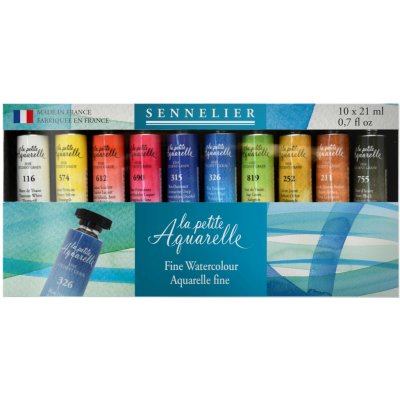 Sennelier La Petite Aquarelle Sada akvarelových barev v tubě 10x21ml – Zboží Mobilmania