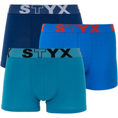 Styx boxerky sportovní guma modré G9676869 3Pack – Zbozi.Blesk.cz