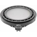 GTV LED, A-G, ES111, 3000K, GU10, 12,5W, AC220-240V, 120°, 1100lm, 109mA, černá – Hledejceny.cz