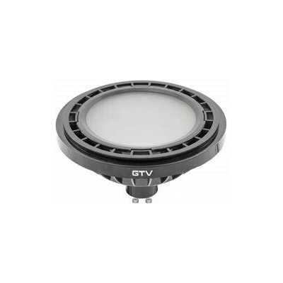 GTV LED, A-G, ES111, 3000K, GU10, 12,5W, AC220-240V, 120°, 1100lm, 109mA, černá – Hledejceny.cz