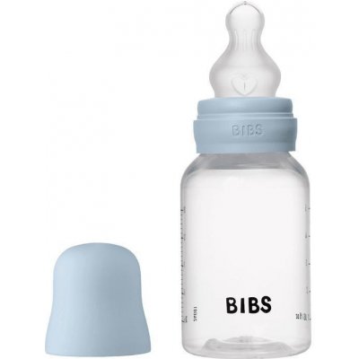 Bibs antikoliková láhev se silikon dudlíkem Baby blue 150 ml – Zboží Dáma