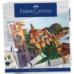 Olejové barvy Faber-Castell 24 barev, tuba 20 ml – Zboží Dáma