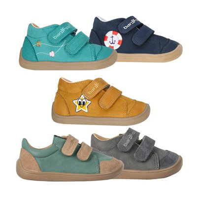 3F celoroční boty Elf Step 2BE38 Barefoot Tyrkysová/motýlci – Hledejceny.cz