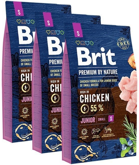 Brit Premium by Nature Junior S 3 x 8 kg