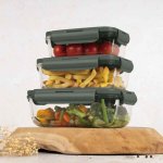 BERLINGERHAUS Dóza na potraviny sada 3 ks Matte Green Collection BH-8791 – Hledejceny.cz