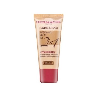 Dermacol Toning Cream 2in1 Bronze dlouhotrvající make-up 30 ml – Hledejceny.cz