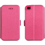 Pouzdro Book Flexi Pocket Sony Xperia M4 Aqua E2303 Růžové