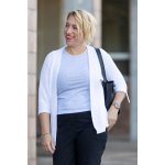 Italy fashion Kardigan PIKE Bílá – Zboží Mobilmania