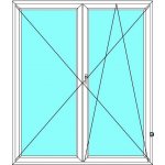 Ekosun Balkónové dveře Ekosun 6 Dvoukřídlé bez sloupku štulp Tmavý dub 190 x 200 cm – Hledejceny.cz