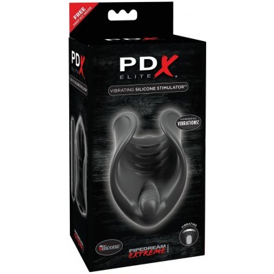 PDX Elite silikonový vibrátor na penis