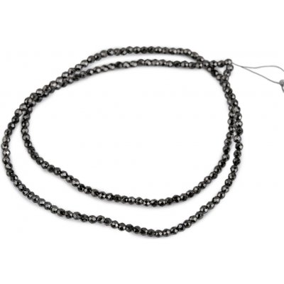 Broušené ohňovky 2 mm metalické hematit – Sleviste.cz