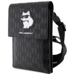 Pouzdro Karl Lagerfeld Saffiano Monogram Wallet Phone Bag Choupette NFT černé – Zboží Živě Pouzdro Karl Lagerfeld Saffiano Monogram Wallet Phone Bag Choupette NFT černé – Zboží Živě