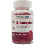 PLUS LÉKÁRNA B-komplex vitamíny B3 B6 B12 želé bonbóny malinová příchuť 60 ks – Hledejceny.cz