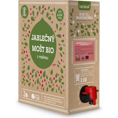 Koldokol Bio mošt Jablko Malina bio 3kg – Zboží Dáma