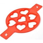 Cakesicq Silikonová forma na lívance a volská oka srdce 22,5cm - – Sleviste.cz