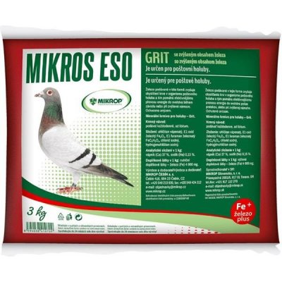 MIKROP ČEBÍN Mikros ESO grit Fe+ 3 kg – Zboží Mobilmania