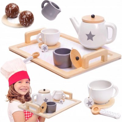 iMex Toys 6279 dřevěný kávový servis pro 2 osoby – Sleviste.cz