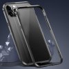 Pouzdro a kryt na mobilní telefon Apple Pouzdro AppleKing ochranné kovové rámeček k ochraně hran iPhone 12 Pro Max - černé