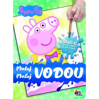 Jiri Models Maluj vodou Prasátko Peppa – Zboží Dáma