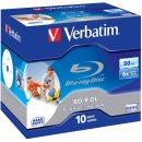 Verbatim BD-R DL 50GB 6x, printable, jewel, 10ks (43736)