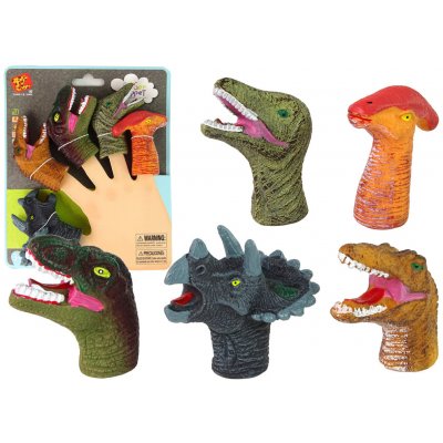 mamido Barevné prstové loutky Dinosauři – Zboží Dáma