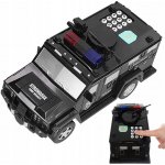 Trezor Pokladnička Auto na mince Bankovky na PIN kód – Zbozi.Blesk.cz