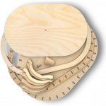 Woody Crafts Sada na vyplétaný košík VZOR 30x20 cm – Sleviste.cz