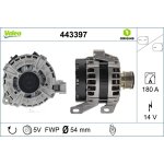 generátor VALEO 443397 | Zboží Auto