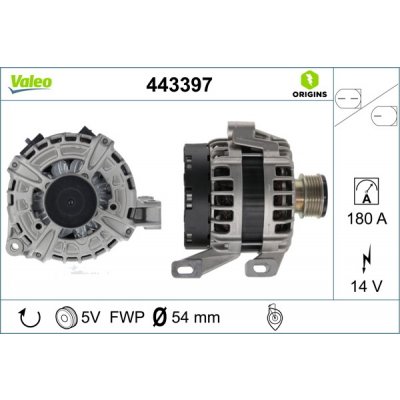 generátor VALEO 443397 | Zboží Auto