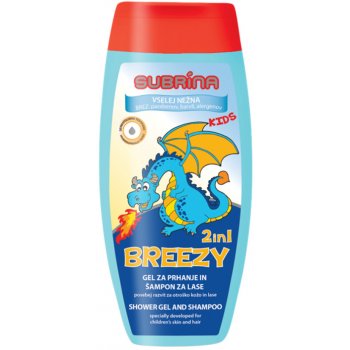 Subrina dětský sprchový gel a šampon 2v1 Breezy 250 ml