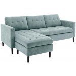 Interior DE Rohová pohovka Stockholm 220 cm aqua manšestr POH44151 – Zbozi.Blesk.cz