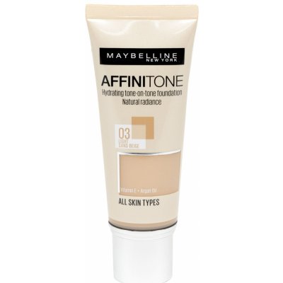 Maybelline Affinitone make-up 3 Light Sand 30 ml – Zbozi.Blesk.cz