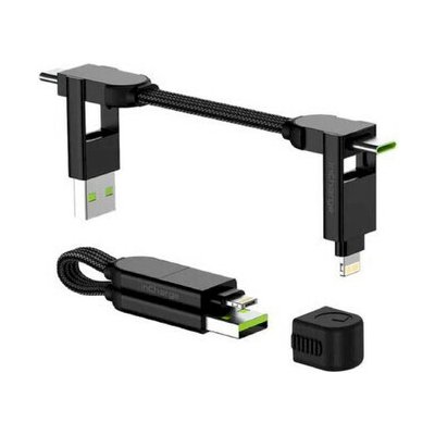 Rolling Square RS-X01WR inCharge X, magnetický 6v1, USB / USB-C / Lightning / MicroUSB / 100W, černý – Hledejceny.cz